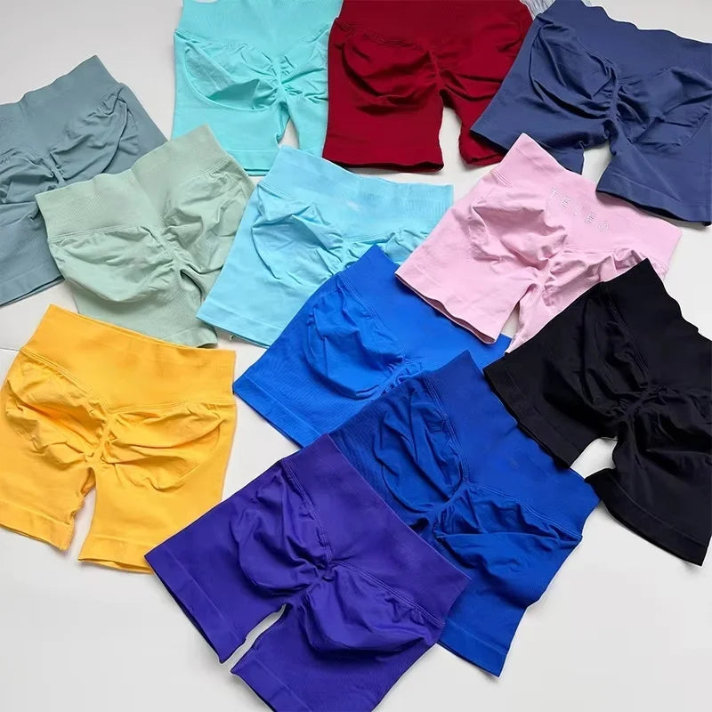 Yoga Pants Sports Fitness Peach Hip Yoga Pants Womens Shorts Lifting Buttocks Tight Fitting Three Quarter Pants Summer Shorts