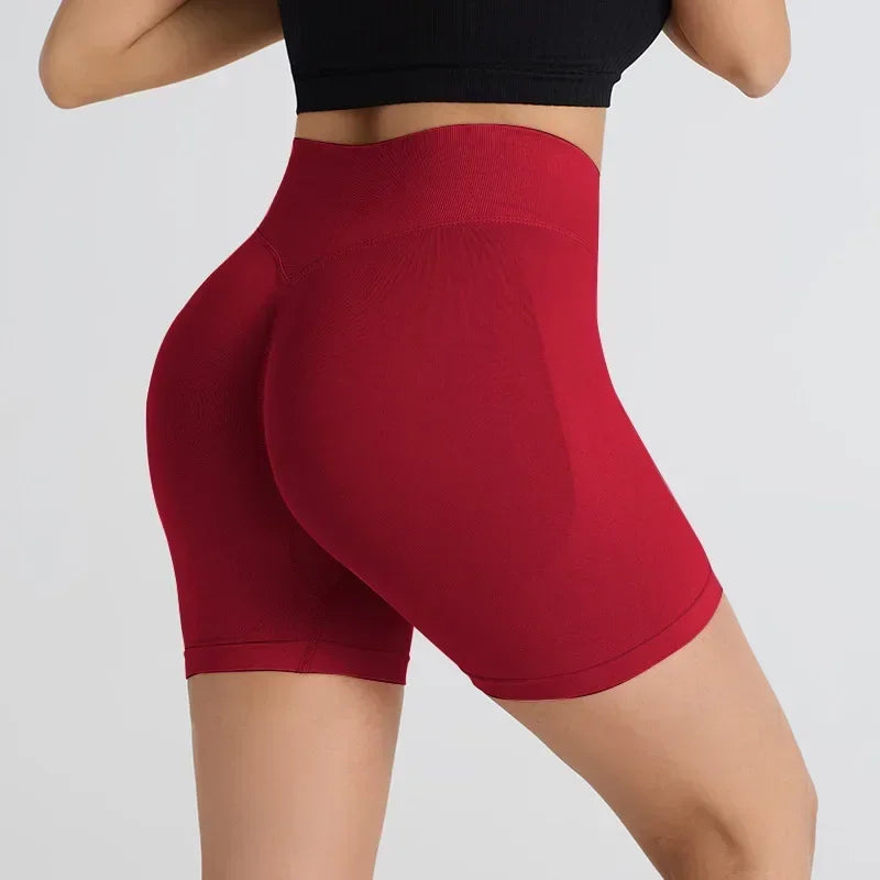 Yoga Pants Sports Fitness Peach Hip Yoga Pants Womens Shorts Lifting Buttocks Tight Fitting Three Quarter Pants Summer Shorts