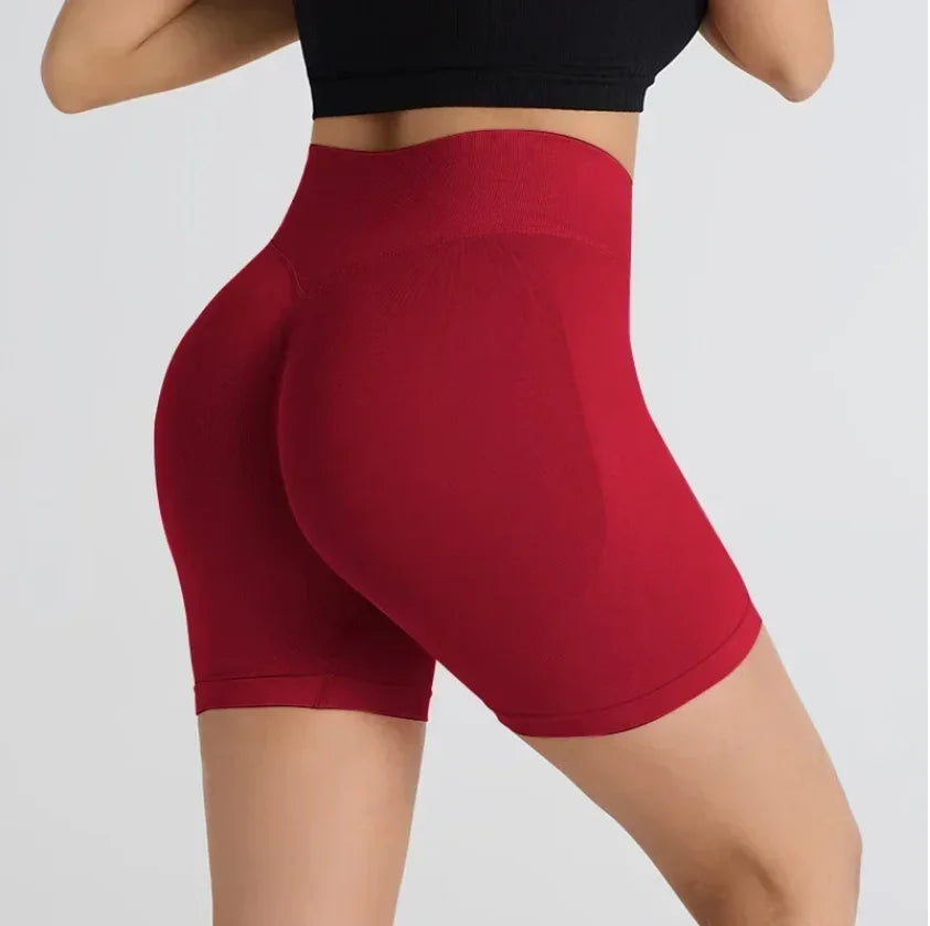 Yoga Pants Sports Fitness Peach Hip Yoga Pants Womens Shorts Lifting Buttocks Tight Fitting Three Quarter Pants Summer Shorts