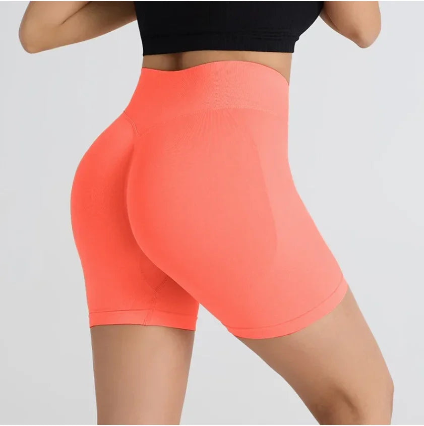 Yoga Pants Sports Fitness Peach Hip Yoga Pants Womens Shorts Lifting Buttocks Tight Fitting Three Quarter Pants Summer Shorts