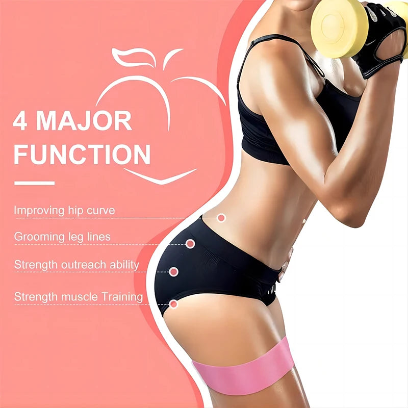 Elastic Bands Fitness Resistance Bands Yoga Pilates Hip Circle Expander Bands Gym Training Home Workout Equipment