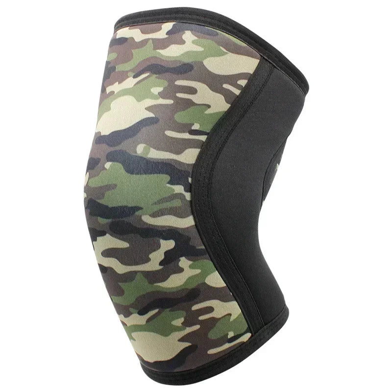 Rodilleras de neopreno de 7mm para levantamiento de pesas, rodillera de compresión, soporte para sentadillas, entrenamiento Crossfit, 1 Uds.