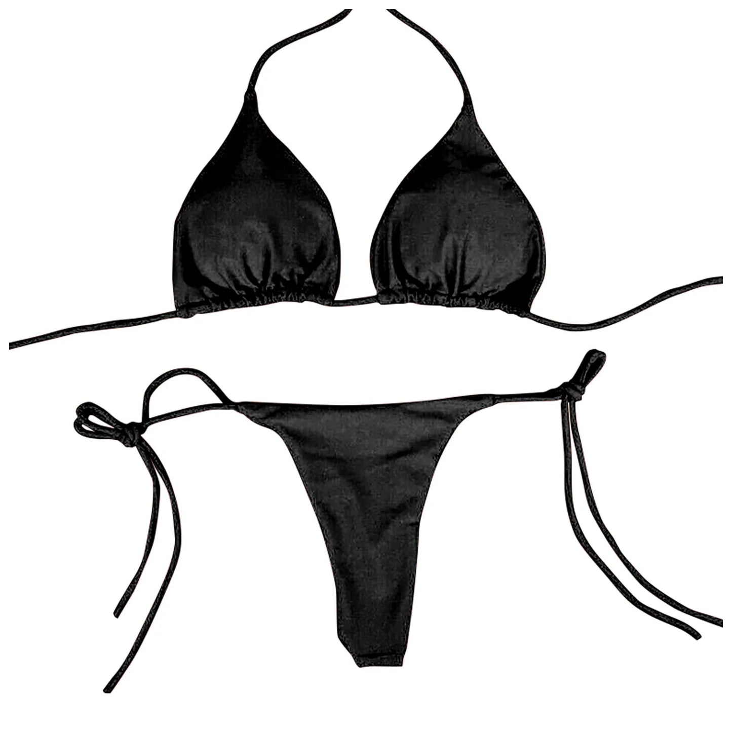 Conjunto de Bikinis sexys, traje de baño brasileño de verano para mujer, sujetador, Tanga, traje de baño de dos piezas, ropa de playa, traje de baño para mujer