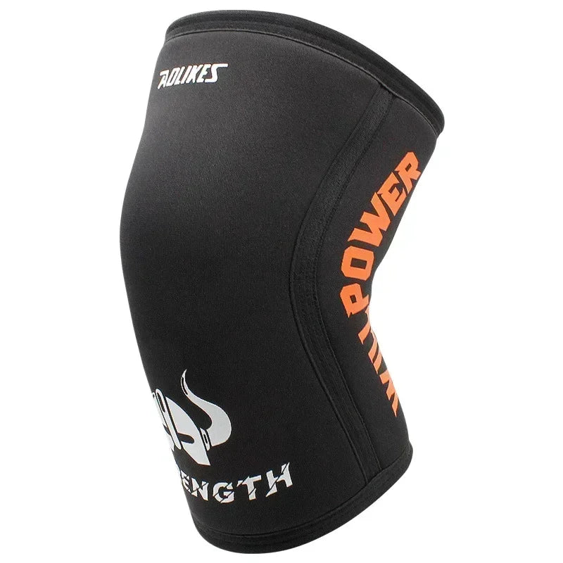 Rodilleras de neopreno de 7mm para levantamiento de pesas, rodillera de compresión, soporte para sentadillas, entrenamiento Crossfit, 1 Uds.