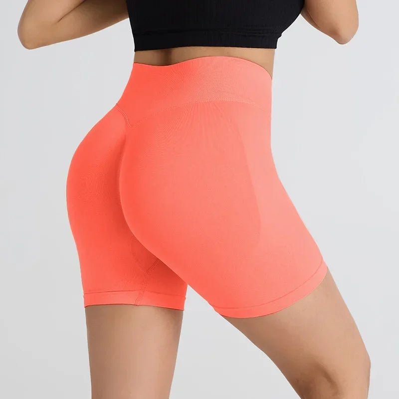 Yoga Pants Sports Fitness Peach Hip Yoga Pants Womens Shorts Lifting Buttocks Tight Fitting Three Quarter Pants Summer Shorts