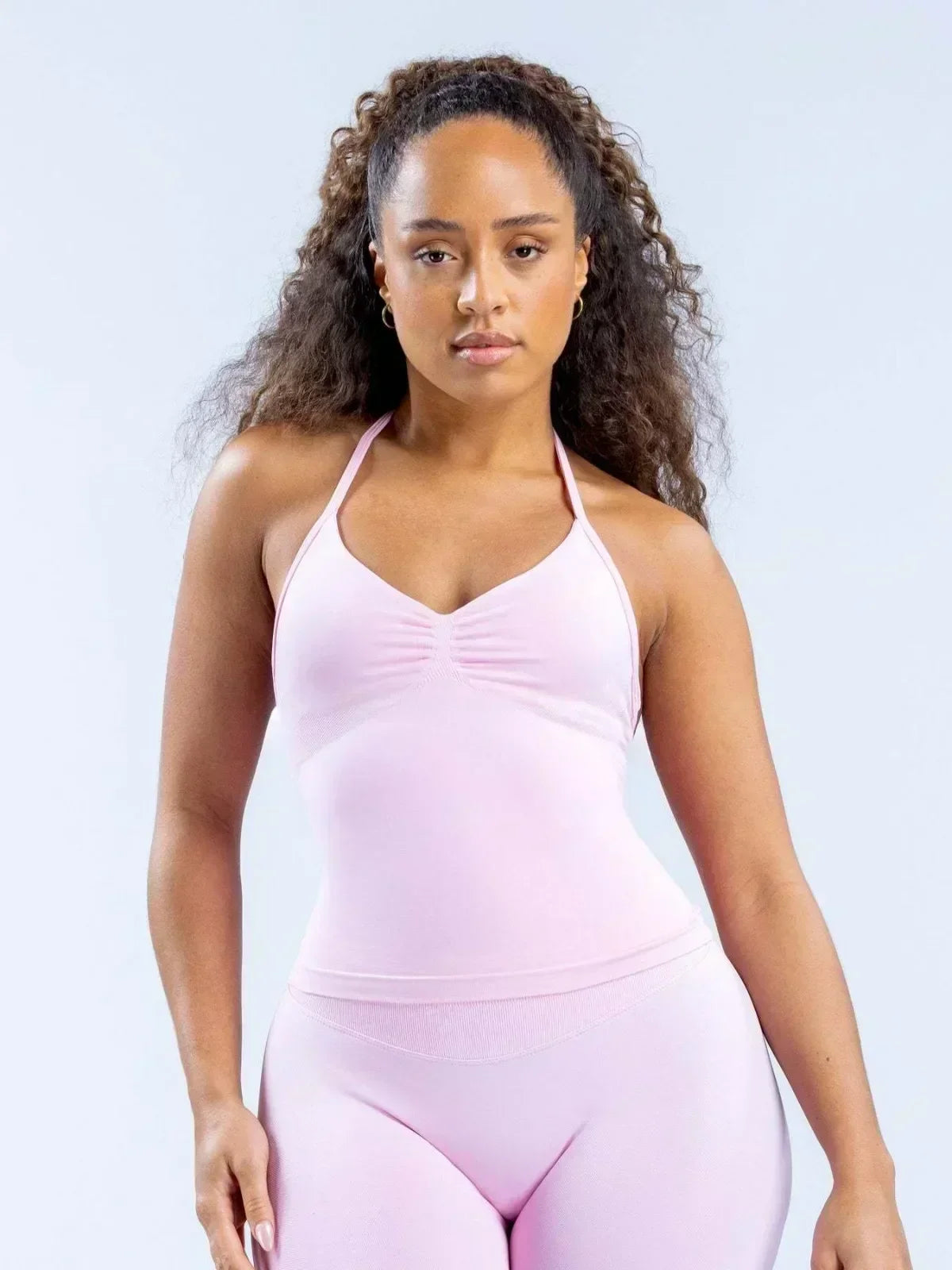 Conjunto de 2 piezas de Yoga, sujetador y medias para mujer con tirantes sin costuras, conjunto deportivo de entrenamiento para Yoga y Pilates de alta calidad