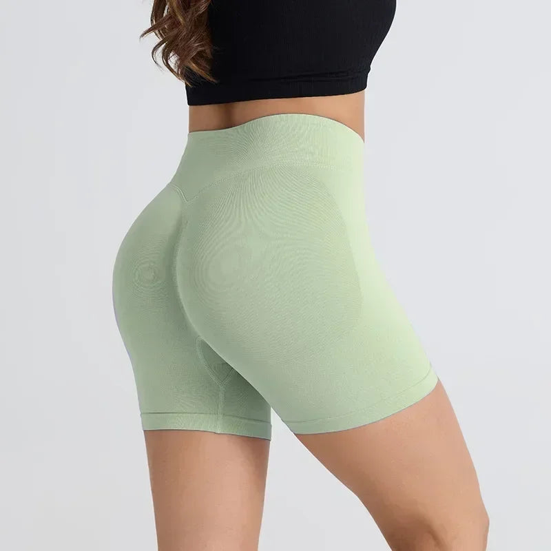 Yoga Pants Sports Fitness Peach Hip Yoga Pants Womens Shorts Lifting Buttocks Tight Fitting Three Quarter Pants Summer Shorts