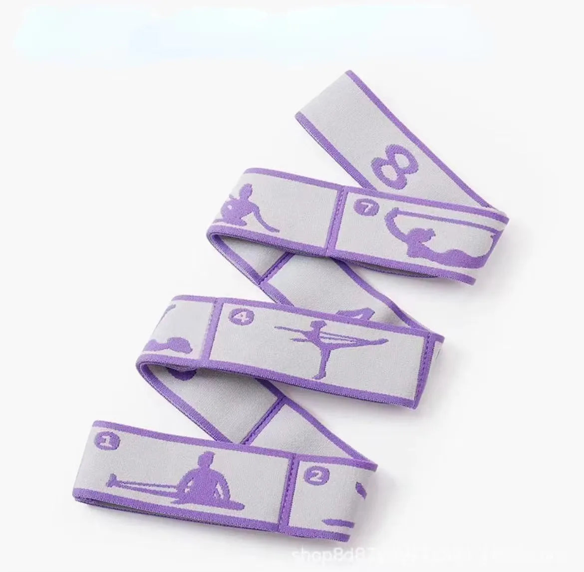 Yoga Stretching Belt Dance Stretching Band Elastic Yoga Resistance Bands Home Pilates Exercise Pull Strap Belt Fitness Sport