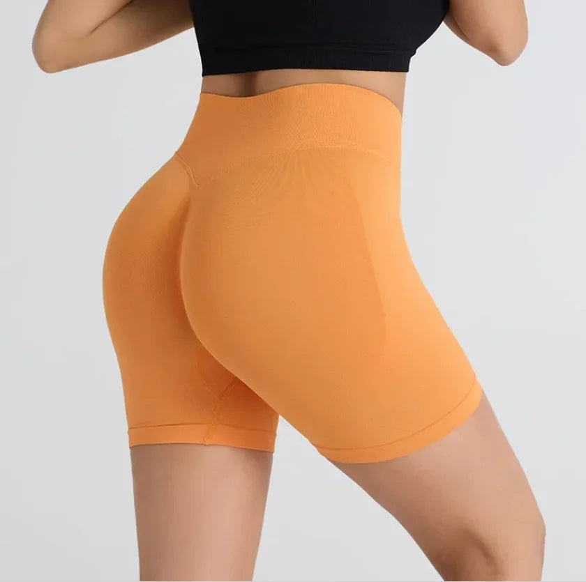 Yoga Pants Sports Fitness Peach Hip Yoga Pants Womens Shorts Lifting Buttocks Tight Fitting Three Quarter Pants Summer Shorts
