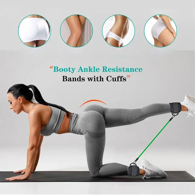 Correas de tobillo acolchadas con anillos dobles en D: puños de fitness resistentes para máquinas de cables, extensiones de piernas, gimnasio en casa y entrenamientos de yoga