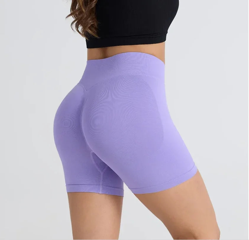 Yoga Pants Sports Fitness Peach Hip Yoga Pants Womens Shorts Lifting Buttocks Tight Fitting Three Quarter Pants Summer Shorts