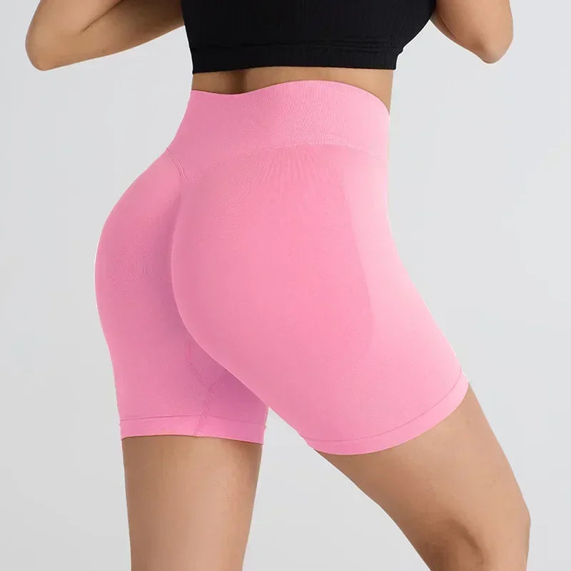 Yoga Pants Sports Fitness Peach Hip Yoga Pants Womens Shorts Lifting Buttocks Tight Fitting Three Quarter Pants Summer Shorts