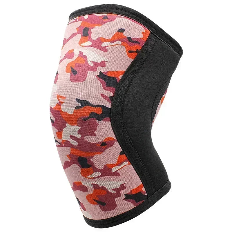 Rodilleras de neopreno de 7mm para levantamiento de pesas, rodillera de compresión, soporte para sentadillas, entrenamiento Crossfit, 1 Uds.