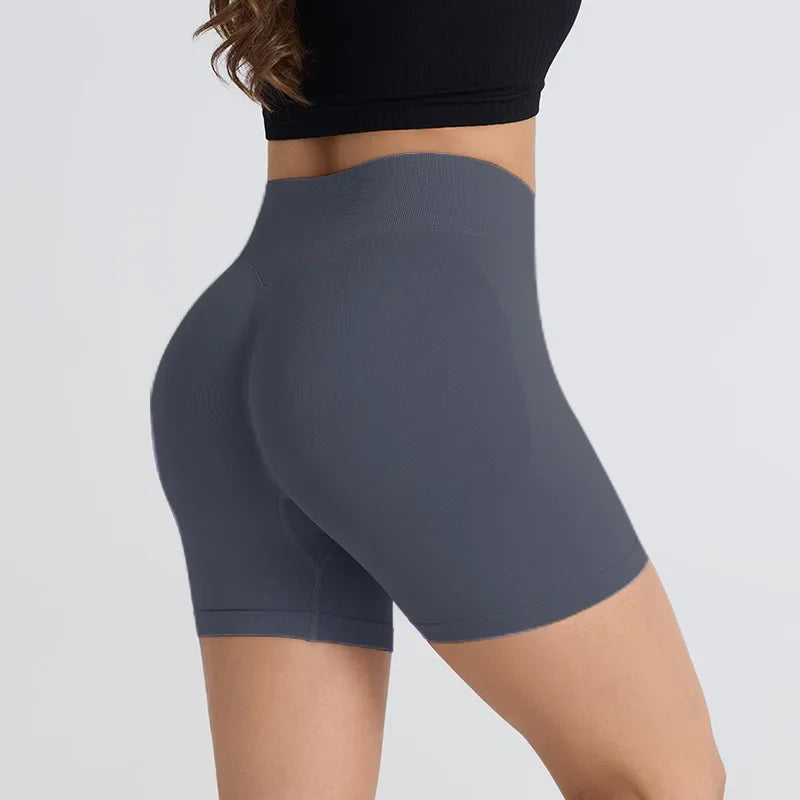 Yoga Pants Sports Fitness Peach Hip Yoga Pants Womens Shorts Lifting Buttocks Tight Fitting Three Quarter Pants Summer Shorts