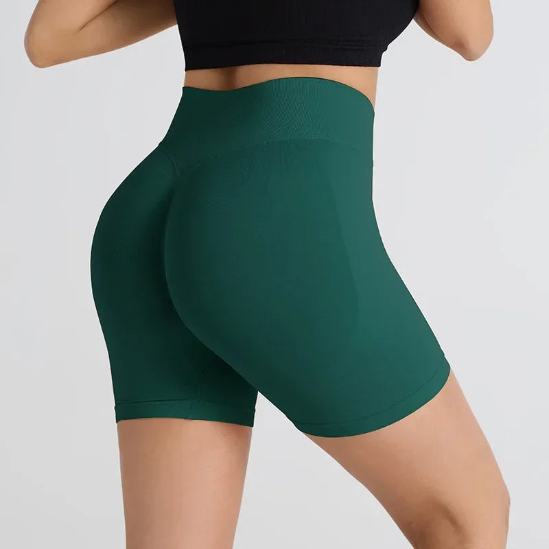 Yoga Pants Sports Fitness Peach Hip Yoga Pants Womens Shorts Lifting Buttocks Tight Fitting Three Quarter Pants Summer Shorts