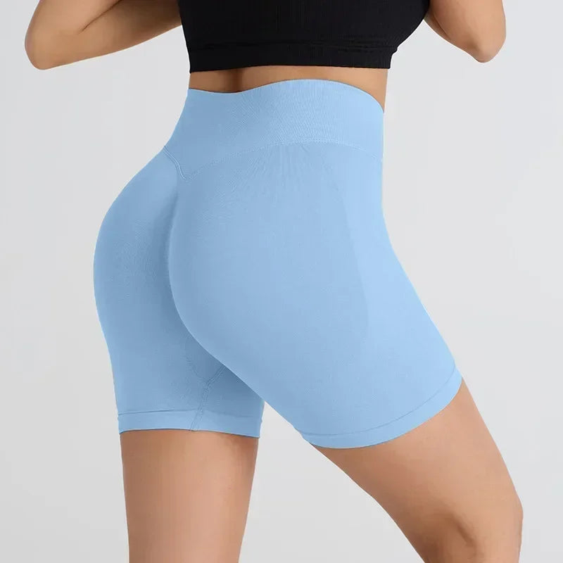 Yoga Pants Sports Fitness Peach Hip Yoga Pants Womens Shorts Lifting Buttocks Tight Fitting Three Quarter Pants Summer Shorts