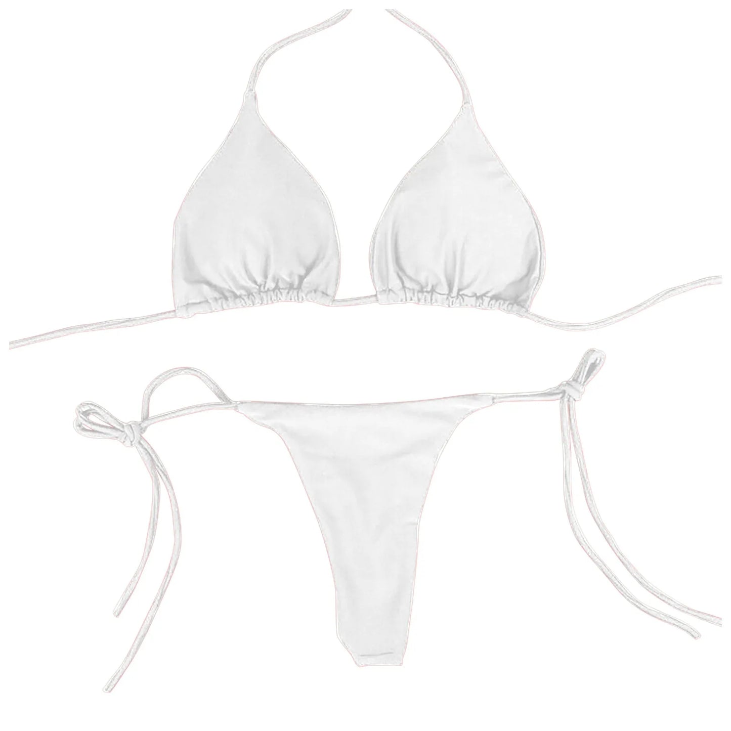 Conjunto de Bikinis sexys, traje de baño brasileño de verano para mujer, sujetador, Tanga, traje de baño de dos piezas, ropa de playa, traje de baño para mujer